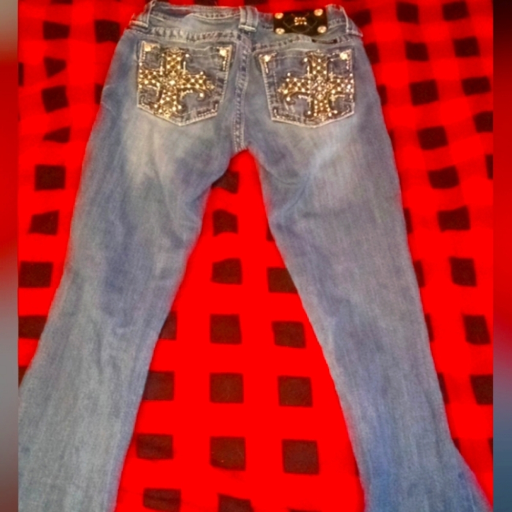 Denim bootcut jeans